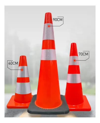Conos de señalización vial